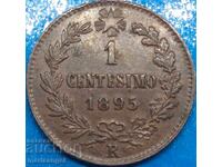 1 centesimo 1895 Italia Umberto 1 (1895-1904) rar și scump