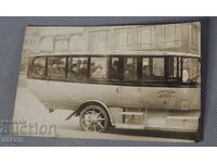 Old Postcard photo retro bus