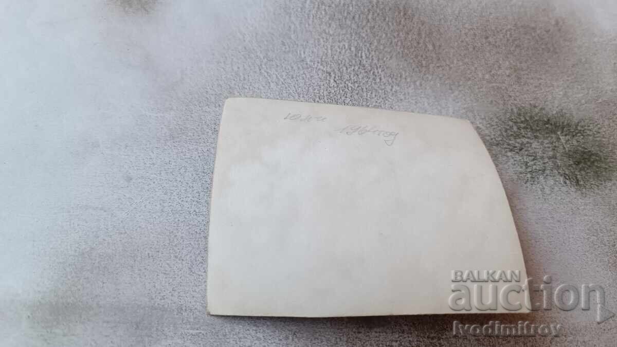 Photo A young man and two young women in swimsuits on the meadow 1964 with price 1.65 BGN | € 0.84