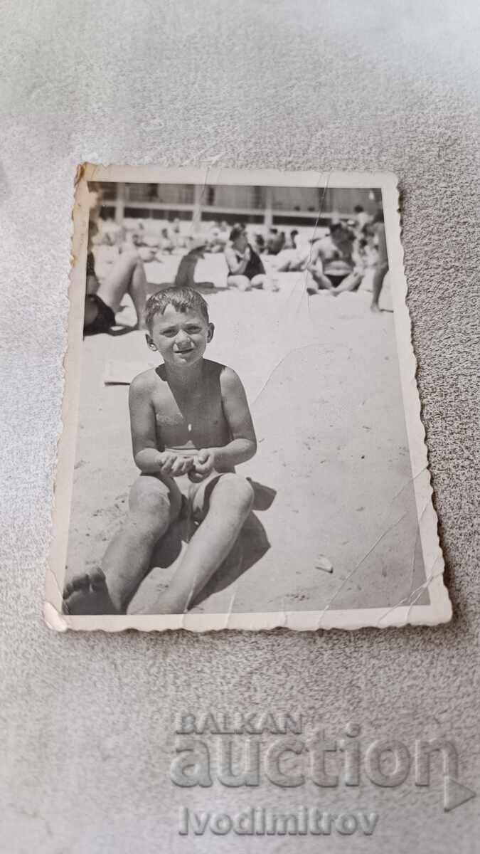 Photo Little boy on the beach