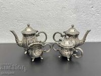 Metal tea/coffee set. No. 6290