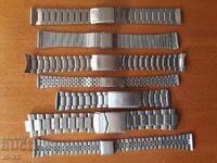 Metal watch chains.