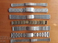 Metal watch chains.