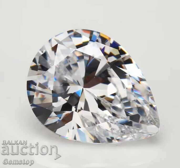 BZC! 0.85 kg diffusion sapphire pear of 1st!