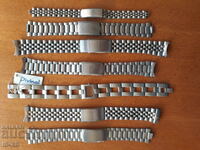 Metal watch chains.