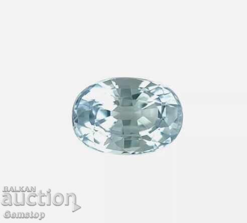 BZC! 0.80 carat diffusion sapphire oval of 1 st!