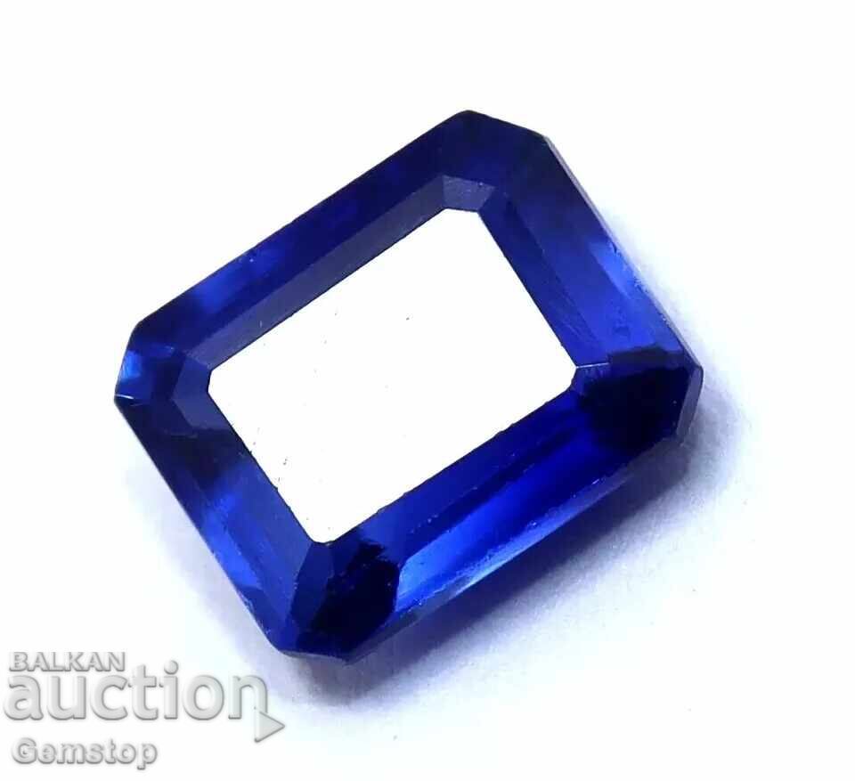 BZC! 9.15 carats of natural tanzanite emerald cert.GGL of 1st!