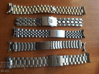 Metal watch chains.