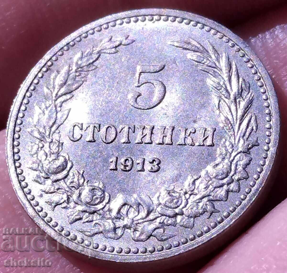 5 cenți 1913 timbru!