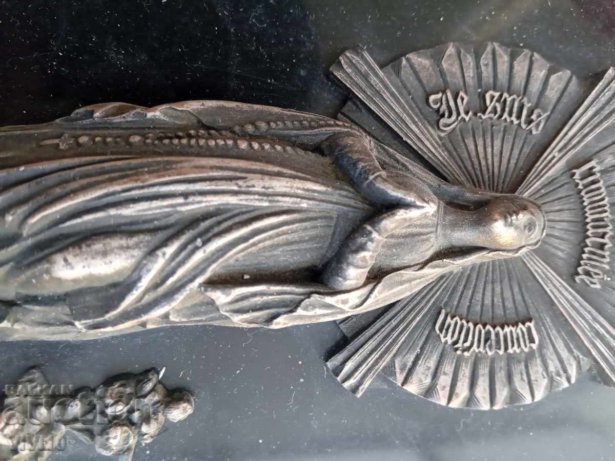 Antique Catholic crucifix, marble and bronze with price 130.00 BGN | € 66.47 Antique Catholic crucifix, marble and bronze with price 130.00 BGN | € 66.47