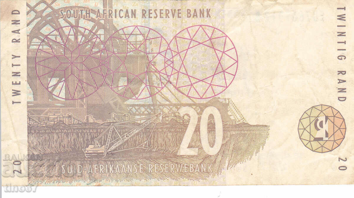 Auction tino37- SOUTH AFRICA - 20 RAND - 1993 Auction tino37- SOUTH AFRICA - 20 RAND - 1993