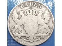 Baden 6 Kreuzer 1841 Germany silver