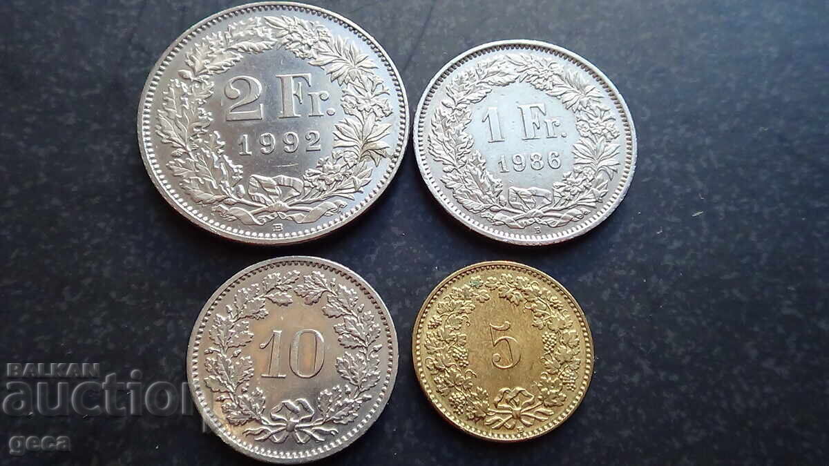 Lot of coins Switzerland - 5 Lot of coins Switzerland - 5