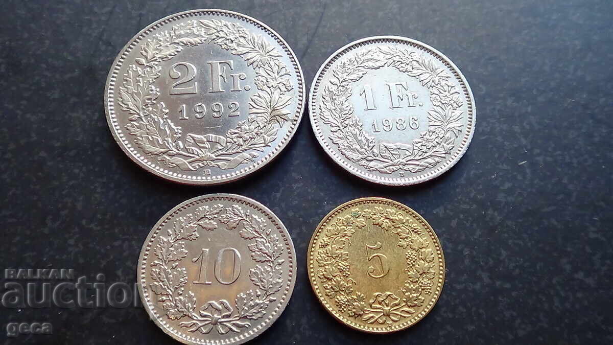 Lot of coins Switzerland Lot of coins Switzerland