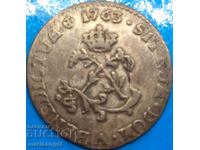 Γαλλία 1763 2 sols 2 sols Louis XV billon