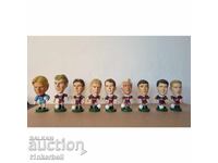 Collectible football player figurines 1997