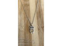 Silver Owl Necklace