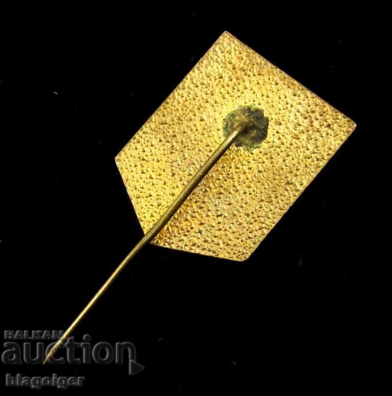 Auction Old Social Security Badge-TIH Asen Zlatarov Sofia-Technical School-Enamel Auction Old Social Security Badge-TIH Asen Zlatarov Sofia-Technical School-Enamel