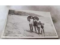 Photo Varna Two women and two boys on the beach