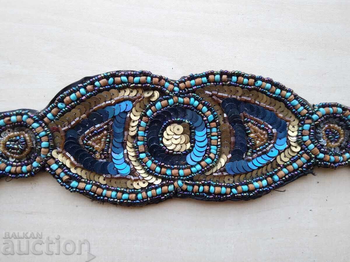 Auction 17605 Belt with beads and sequins Auction 17605 Belt with beads and sequins