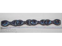 17605 Belt with beads and sequins