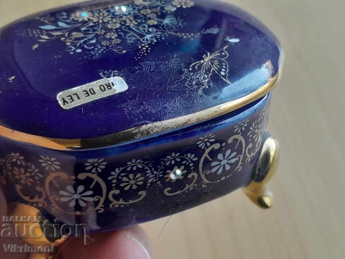 Λιμόζ, Λιμόζ, πορσελάνη, κουτί, πιάτο, σεσημασμένο - 5