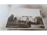 Photo Kyustendil Man in front of Chifte bathhouse 1932