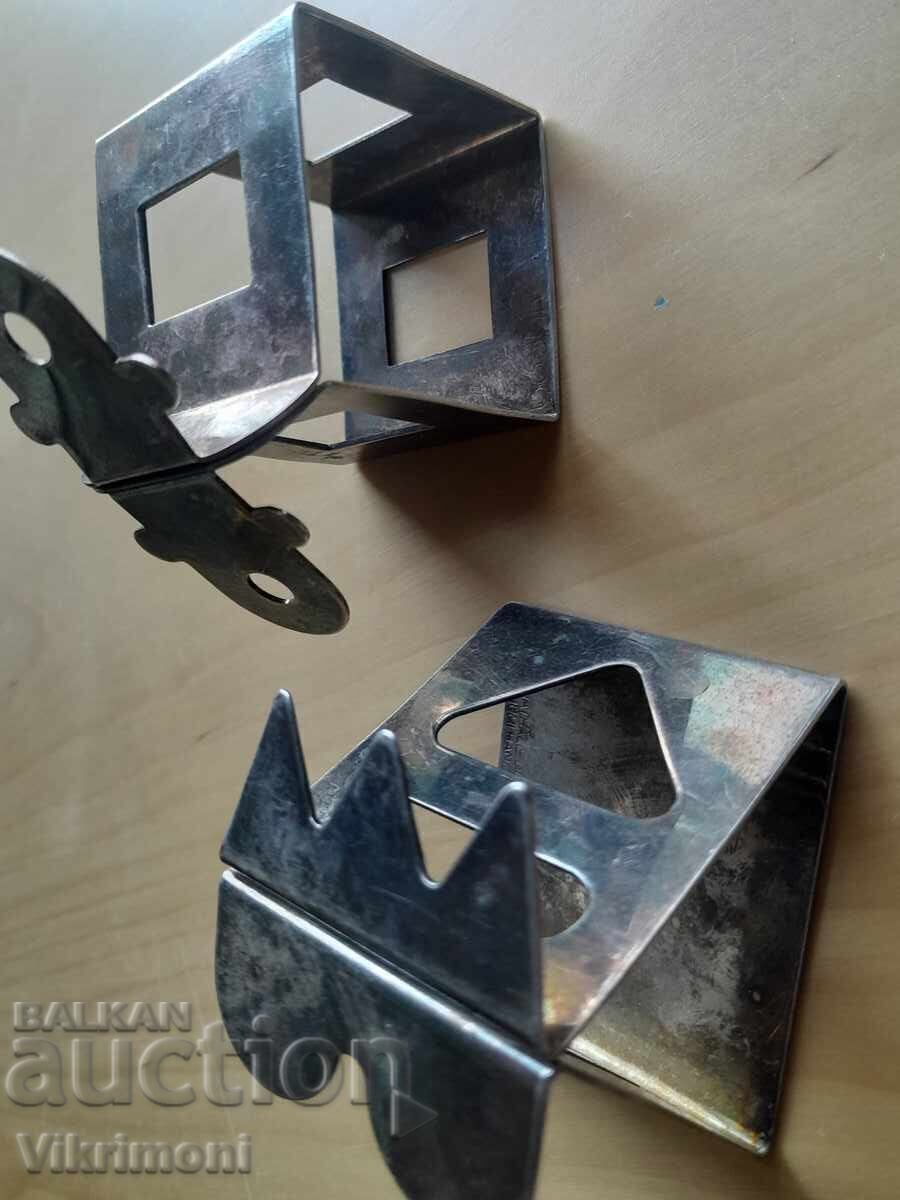 Delivery of Lot of Vintage French napkin rings, branded