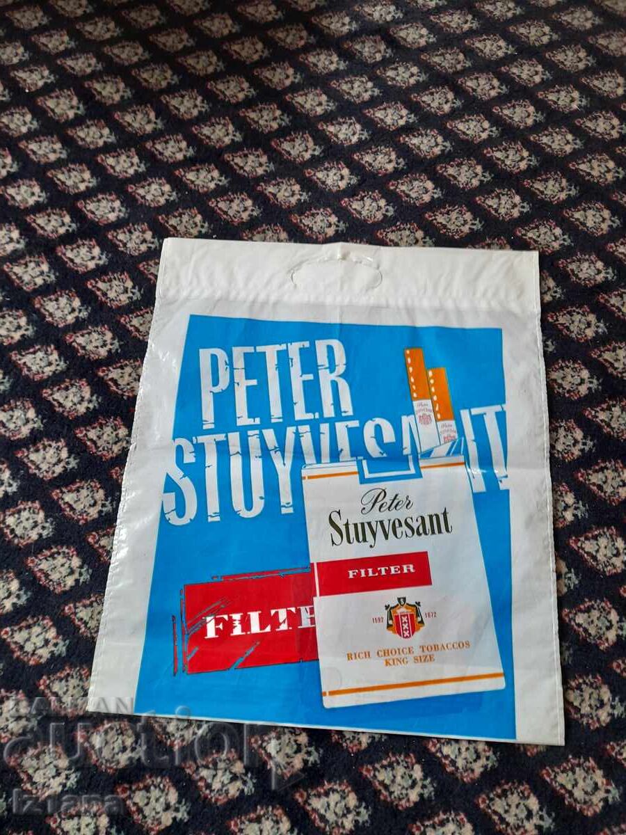 Old plastic bag Peter Stuyvesant with price 11.00 BGN | € 5.62 Old plastic bag Peter Stuyvesant with price 11.00 BGN | € 5.62