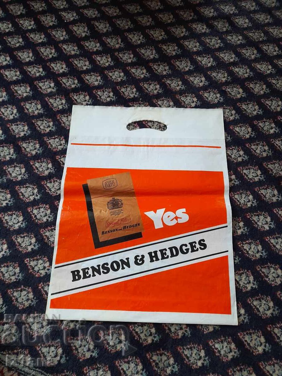Old Benson&Hedges plastic bag with price 11.00 BGN | € 5.62 Old Benson&Hedges plastic bag with price 11.00 BGN | € 5.62