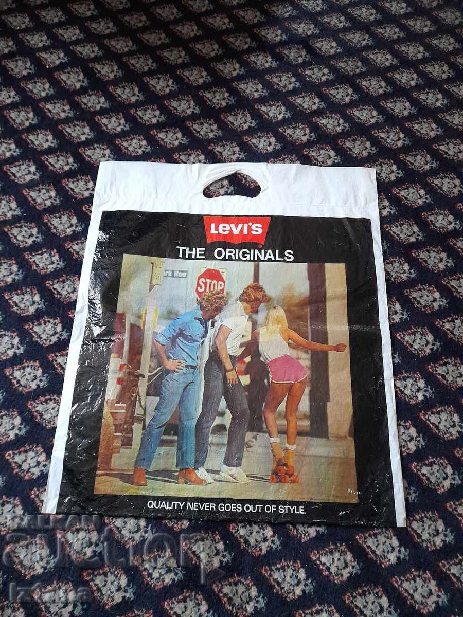 Old Levis plastic bag with price 11.00 BGN | € 5.62 Old Levis plastic bag with price 11.00 BGN | € 5.62