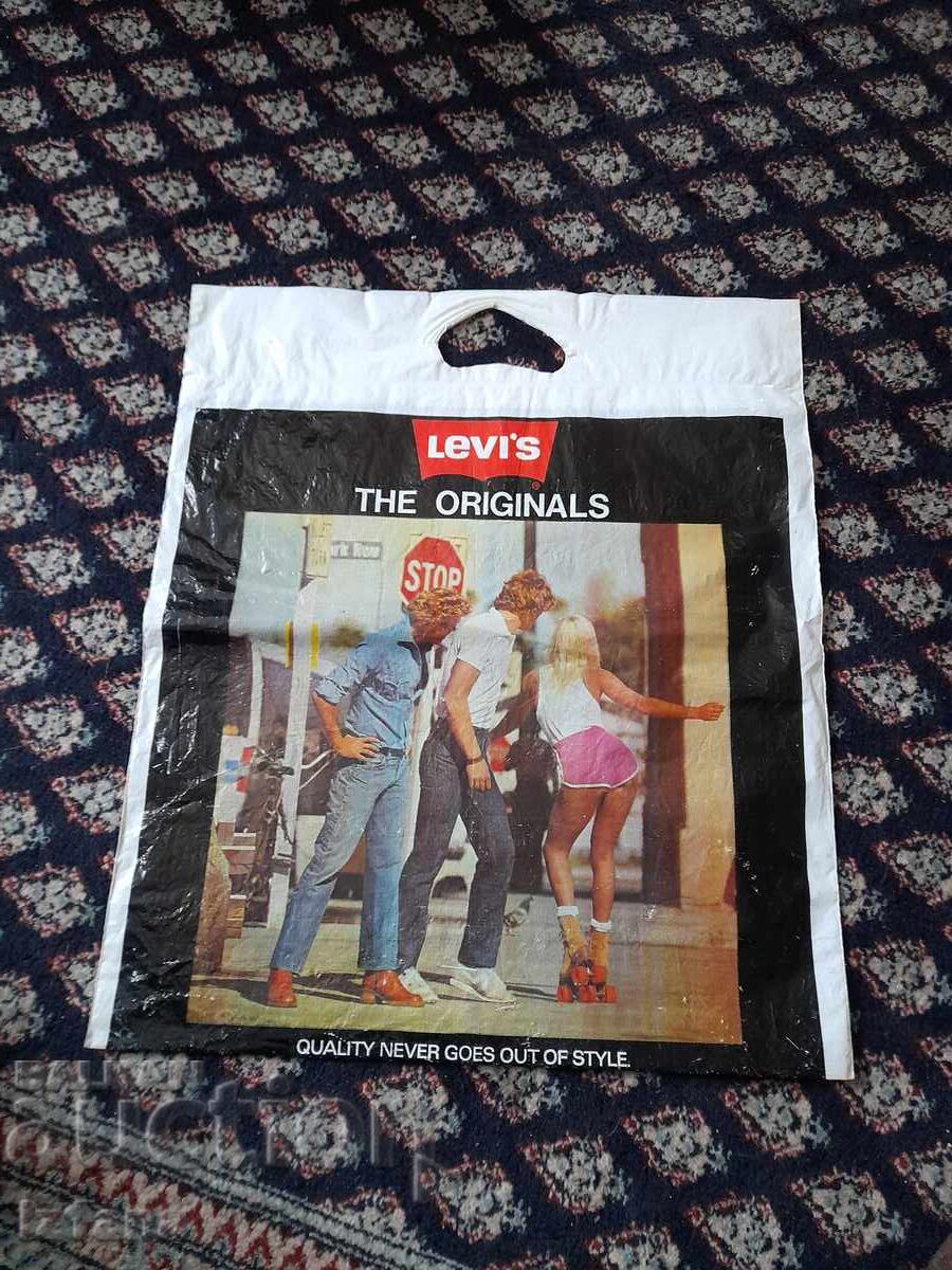 Geantă veche de plastic Levis