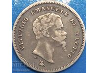 Ιταλία 50 centsimi 1860 Florence silver Patina