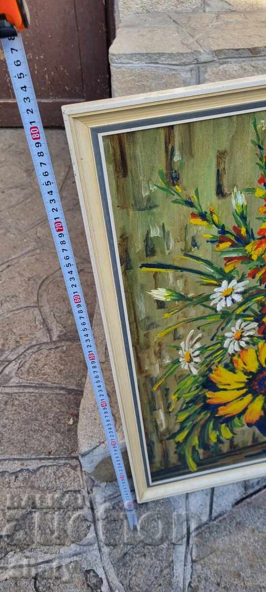 Old oil painting on fiberboard with price 100.00 BGN | € 51.13 Old oil painting on fiberboard with price 100.00 BGN | € 51.13