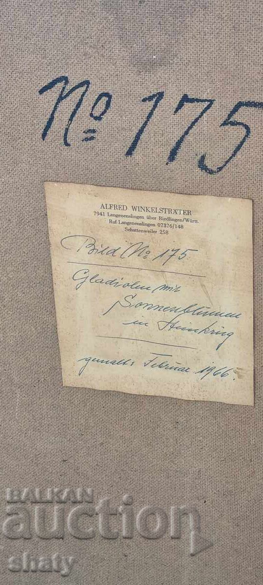 Old oil painting on fiberboard - 7 Old oil painting on fiberboard - 7