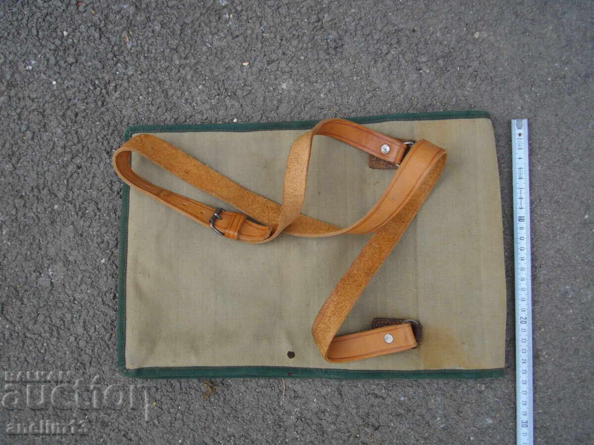 OLD MILITARY DOCUMENT BAG with price 30.00 BGN | € 15.34