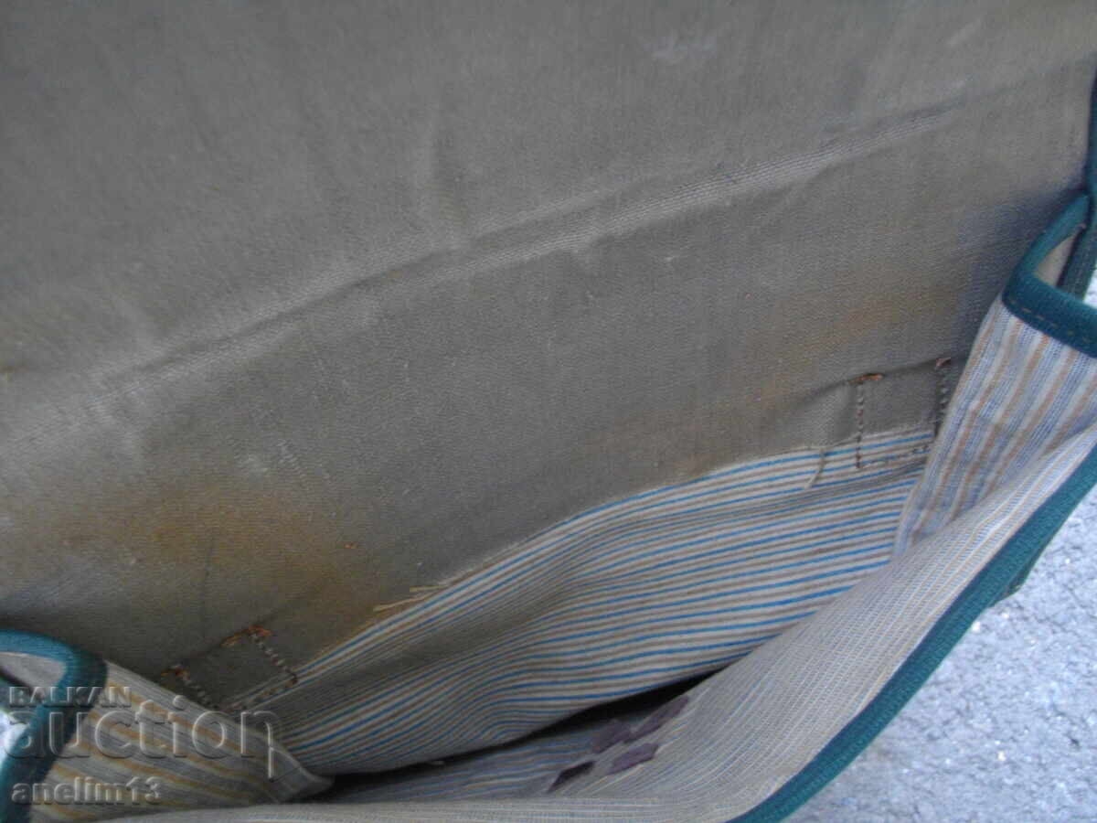 OLD MILITARY DOCUMENT BAG - 5