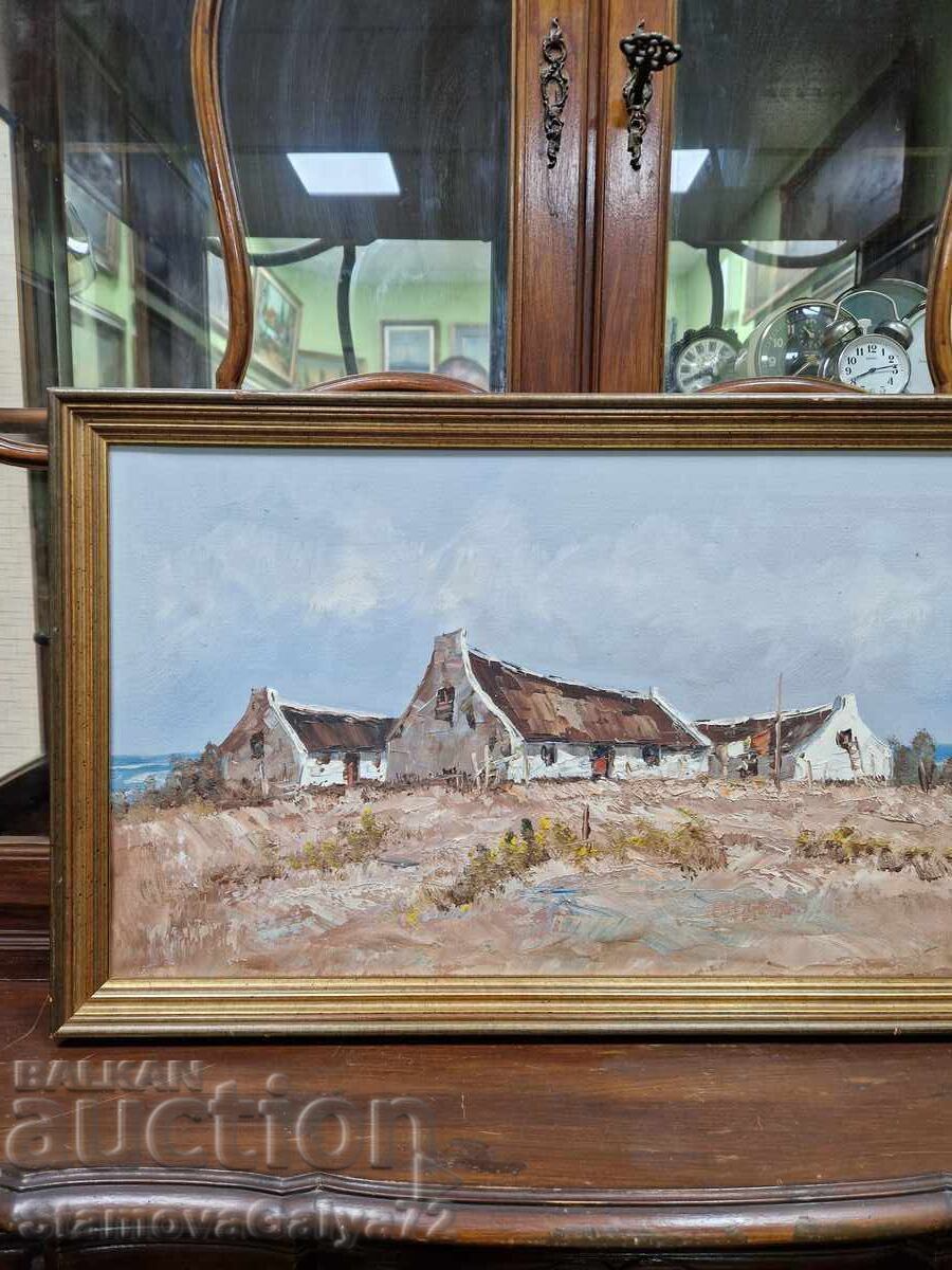 Delivery of Very good antique Belgian oil painting on canvas Delivery of Very good antique Belgian oil painting on canvas