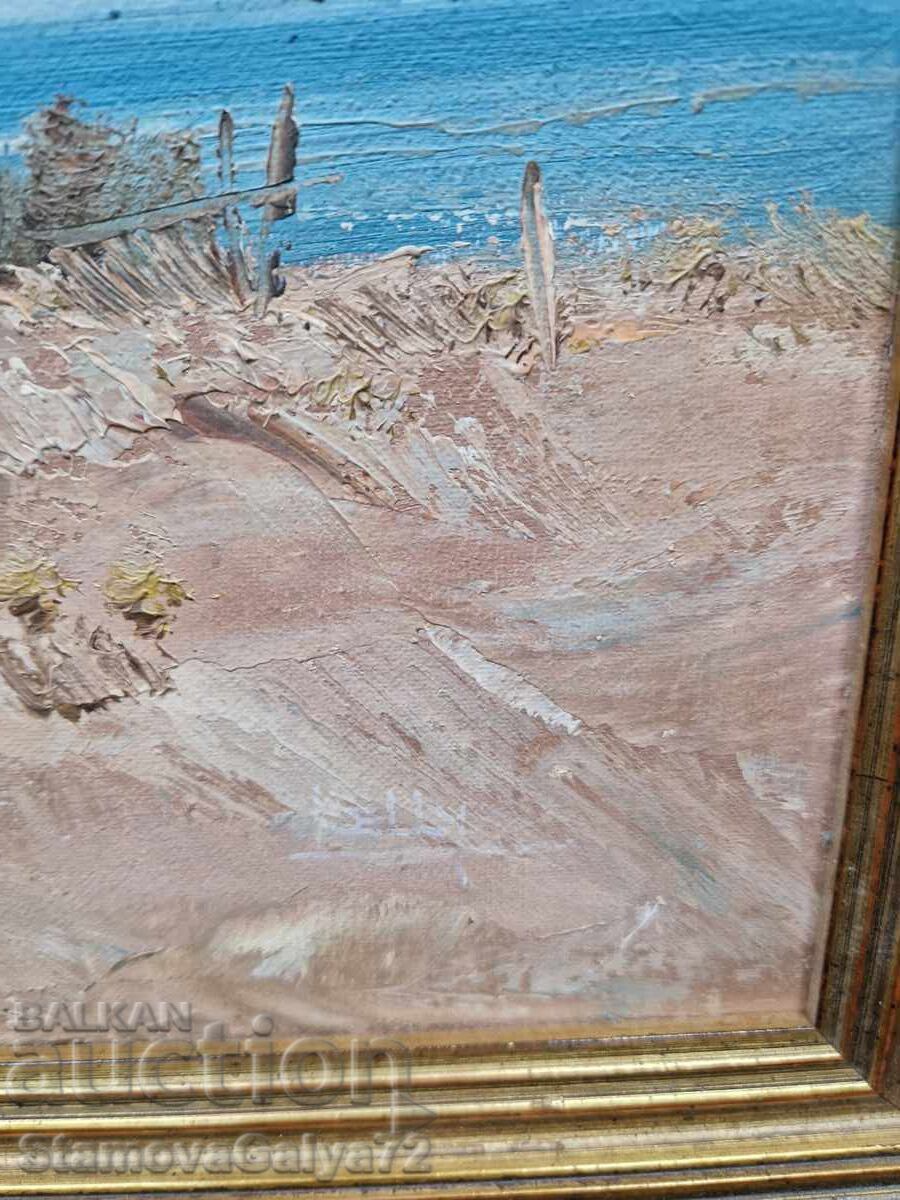 Very good antique Belgian oil painting on canvas - 7 Very good antique Belgian oil painting on canvas - 7