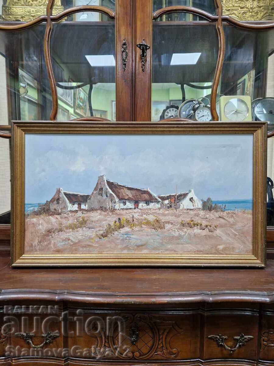 Very good antique Belgian oil painting on canvas Very good antique Belgian oil painting on canvas