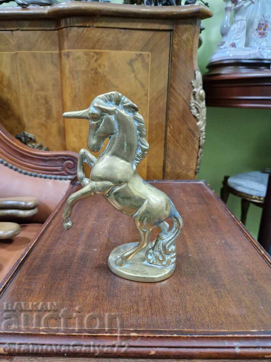 O minunată figură antică de colecție din bronz englezesc