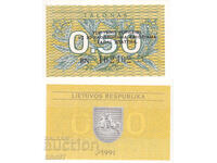 tino37- LITUANIA - TIMBRU 0,50 - 1991 - UNC