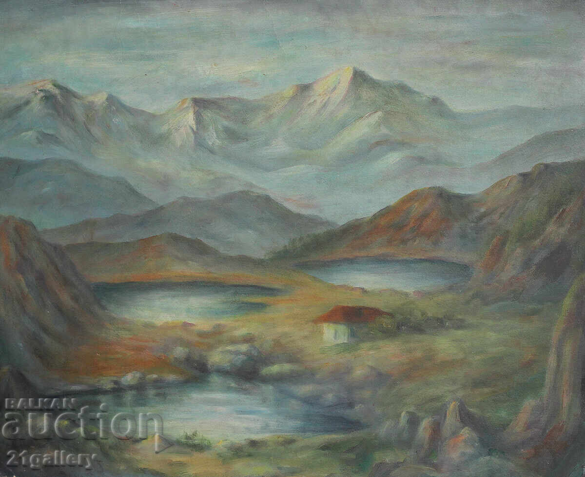 Oil Paintings Mountain Landscape with price 250.00 BGN | € 127.82 Oil Paintings Mountain Landscape with price 250.00 BGN | € 127.82