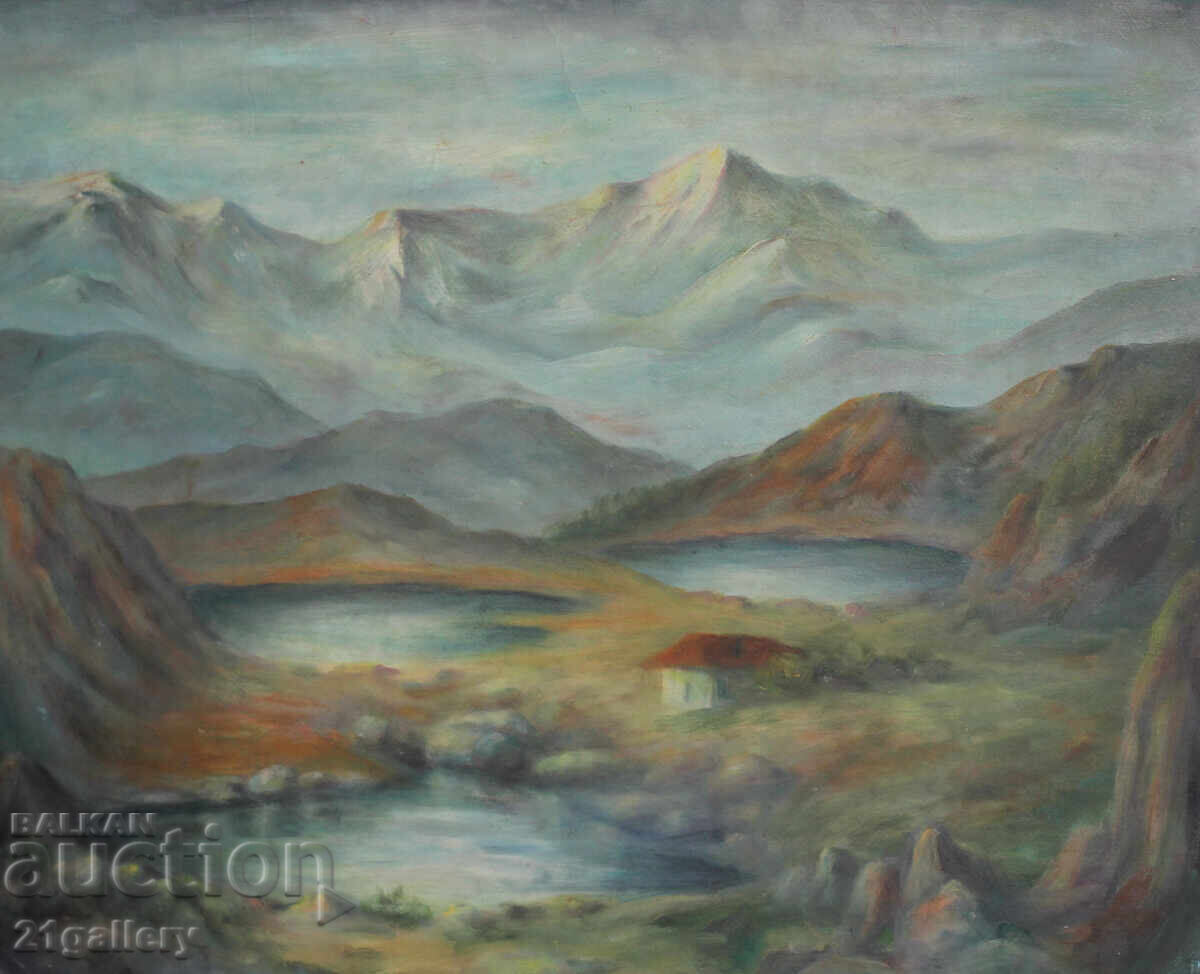 Delivery of Oil Paintings Mountain Landscape Delivery of Oil Paintings Mountain Landscape