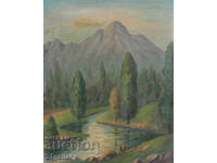 Oil Paintings River Landscape