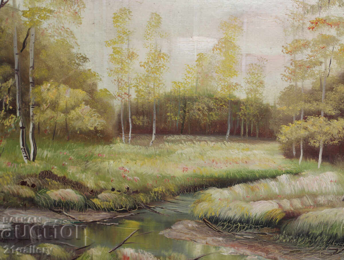 Delivery of Oil Painting Forest Landscape Delivery of Oil Painting Forest Landscape