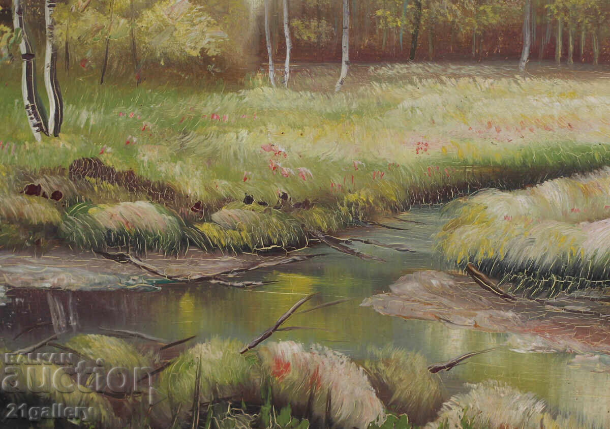Oil Painting Forest Landscape - 5 Oil Painting Forest Landscape - 5