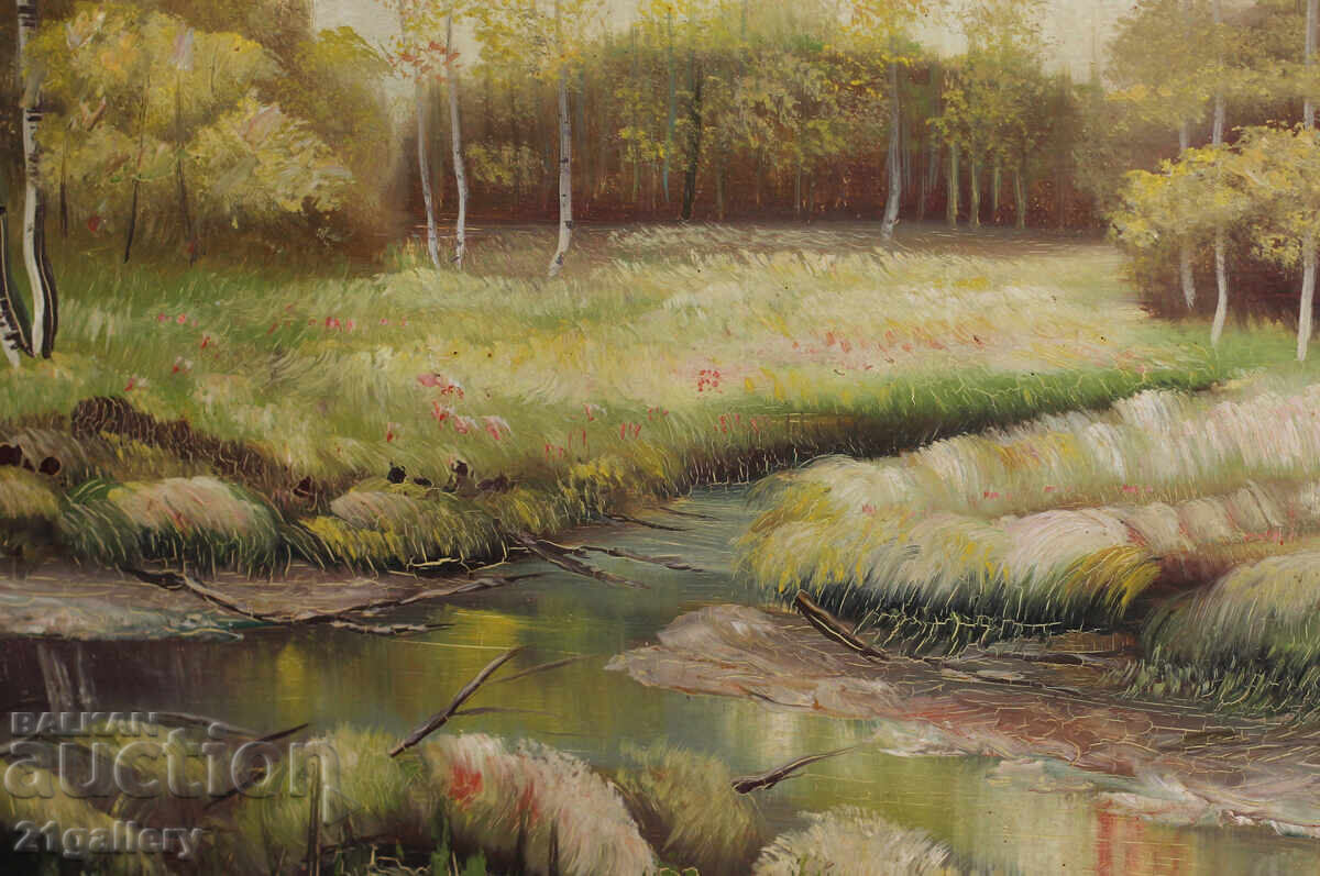 Oil Painting Forest Landscape - 7 Oil Painting Forest Landscape - 7