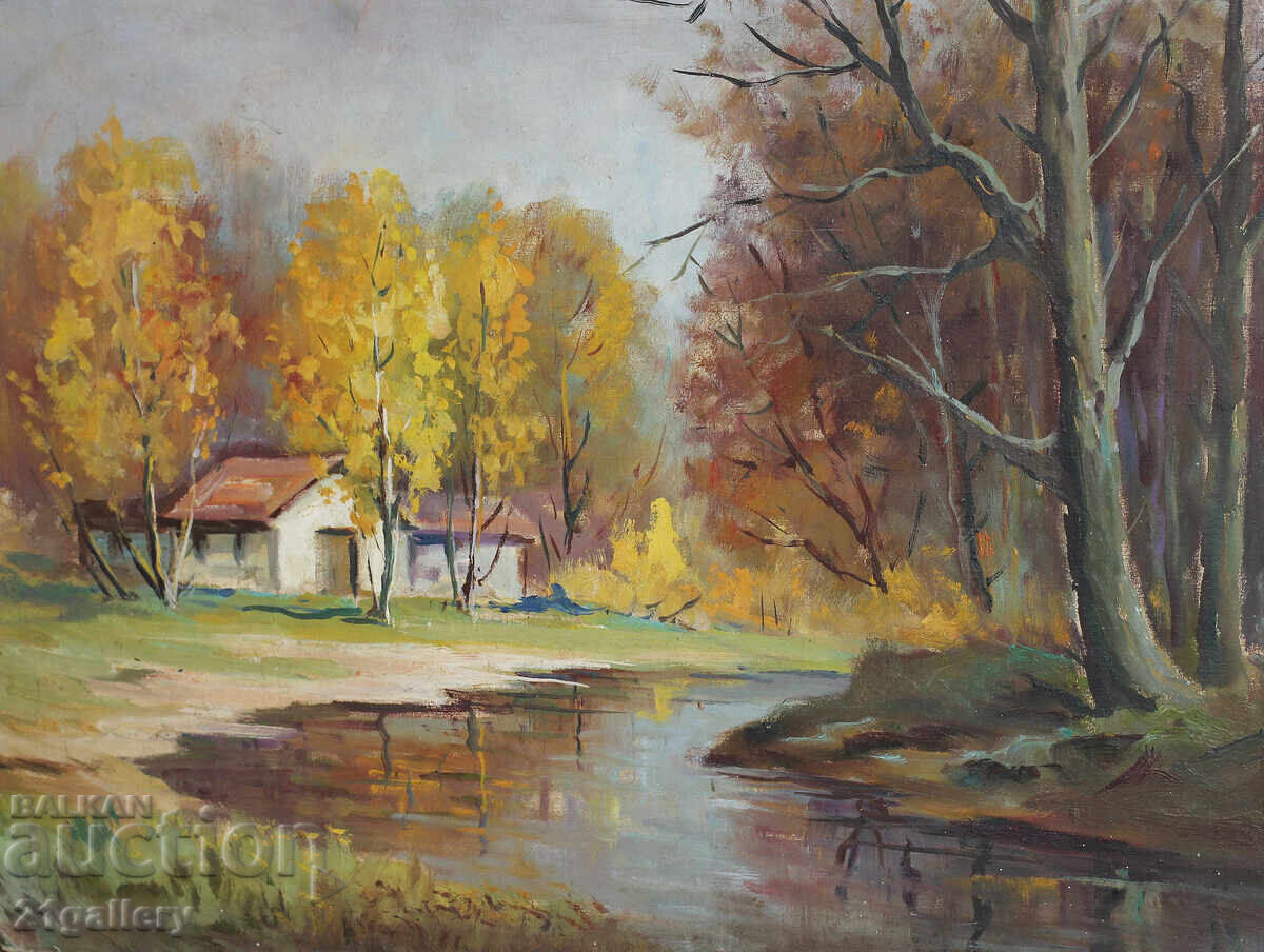 Oil Painting Autumn Landscape with price 500.00 BGN | € 255.65 Oil Painting Autumn Landscape with price 500.00 BGN | € 255.65