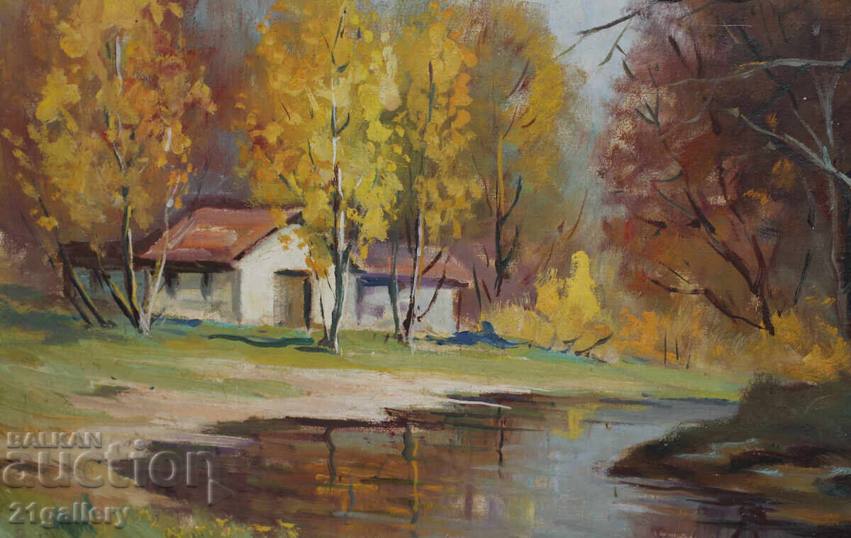 Oil Painting Autumn Landscape - 5 Oil Painting Autumn Landscape - 5